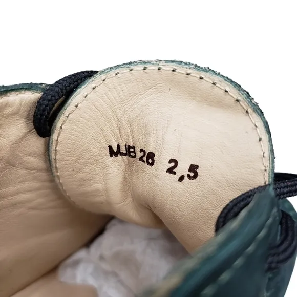 Marc Joseph | NIB West Houston Bootie Emerald Green Lace Up Leather Boots 2.5