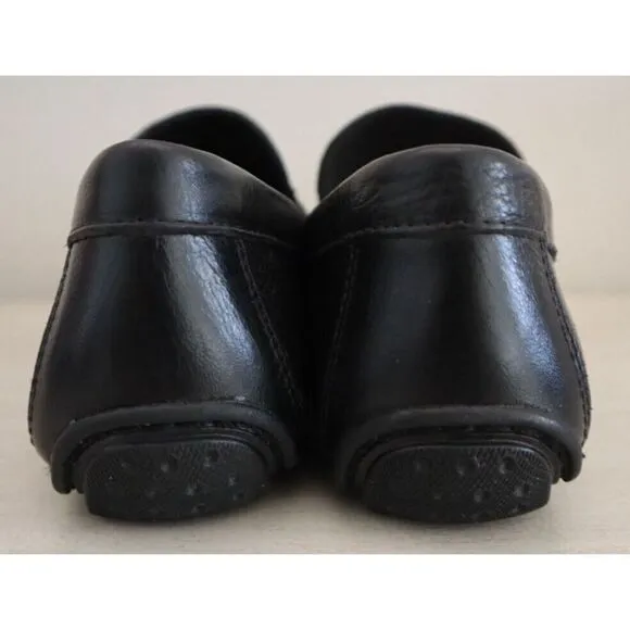 Marc Joseph New York Men Sz 8.5 Black Grainy Leather Nebraska Loafers Shoes