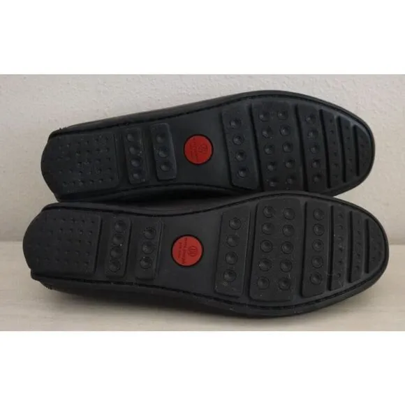 Marc Joseph New York Men Sz 8.5 Black Grainy Leather Nebraska Loafers Shoes