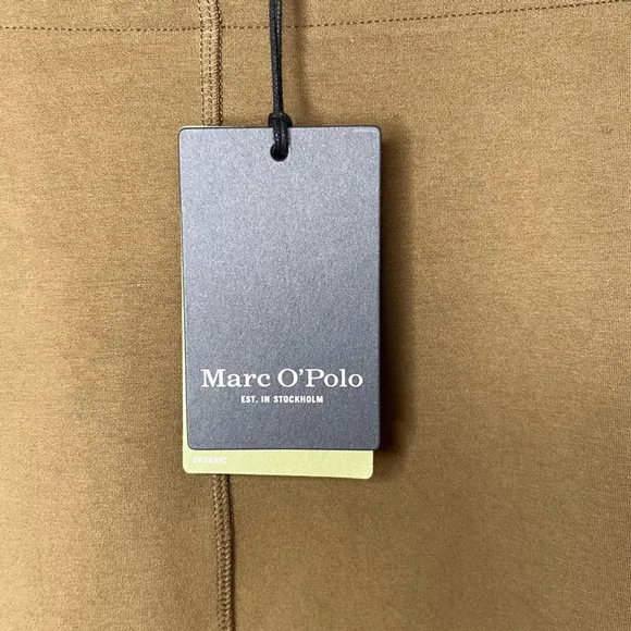 MARC O’POLO Swedish German Organic Cotton Mini Skirt Earthy Moss Green Brown L