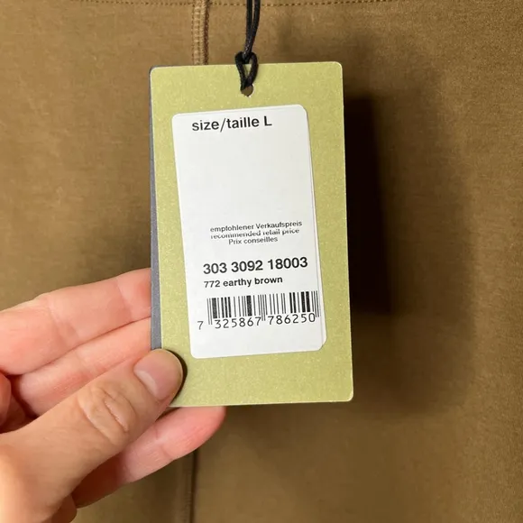 MARC O’POLO Swedish German Organic Cotton Mini Skirt Earthy Moss Green Brown L