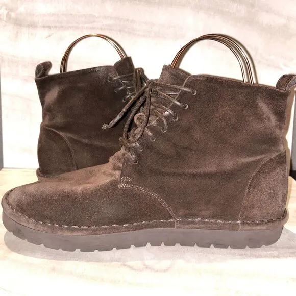 Marsell Italian Gomme Brown Suede Chukka Boots Men's Size EU 42.5 - US 9.5