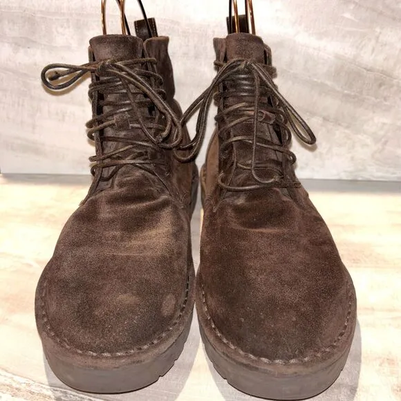 Marsell Italian Gomme Brown Suede Chukka Boots Men's Size EU 42.5 - US 9.5