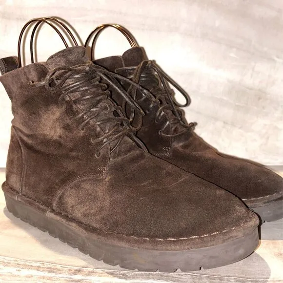 Marsell Italian Gomme Brown Suede Chukka Boots Men's Size EU 42.5 - US 9.5