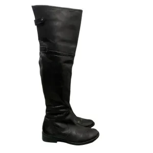 MATISSE BLACK LEATHER KNEE HIGH BOOTS SIZE 8.5