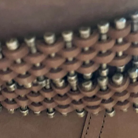 Matisse Leather Brown Cowgirl Western Ankle Booties Bullet Like Band Around Ankl