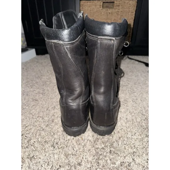 Matterhorn Boots Mens 12 1949 Gore-Tex Thinsulate 10&quot; Combat Leather Black USA