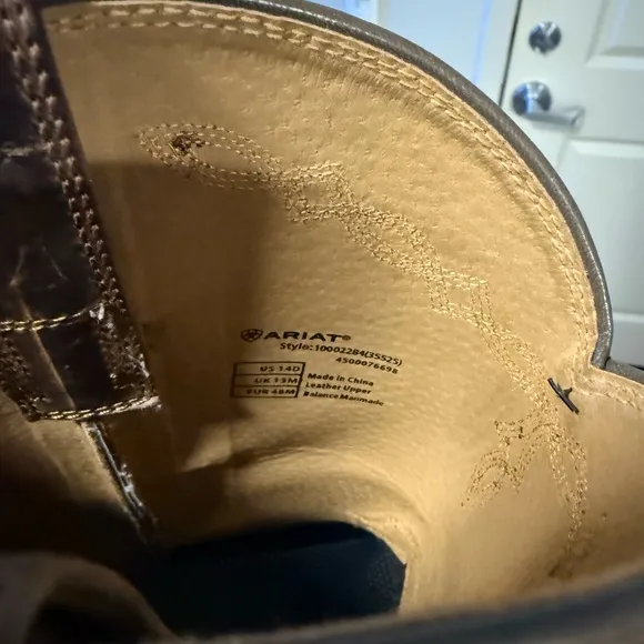 Men's Ariat Western Leather Boots