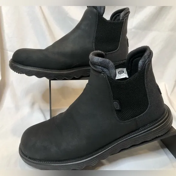 Men’s HEY DUDE Branson Classic Casual Chelsea Boots—Size 11
