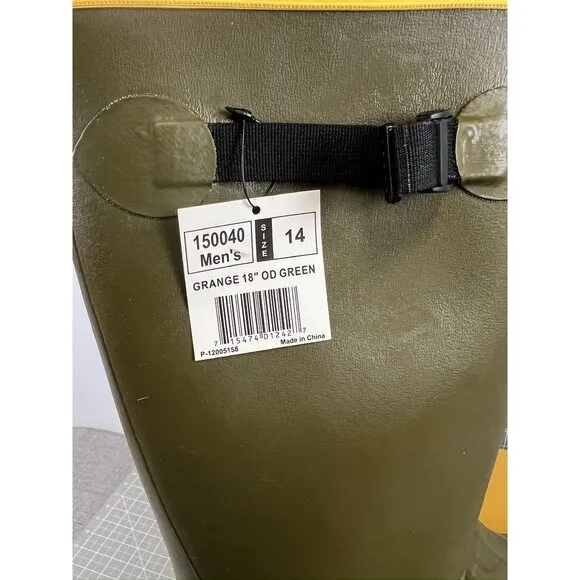 Men's LaCrosse Grange 18&quot; Work Boots 14 OD Green