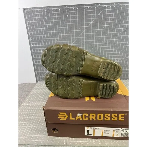 Men's LaCrosse Grange 18&quot; Work Boots 14 OD Green