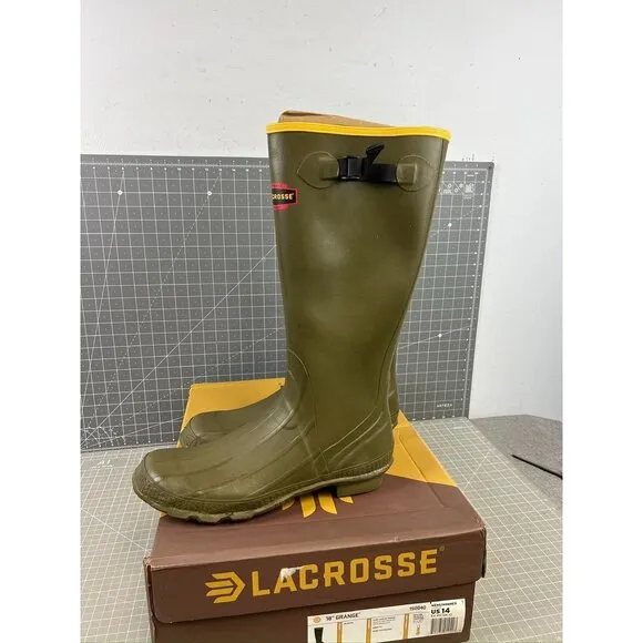 Men's LaCrosse Grange 18&quot; Work Boots 14 OD Green