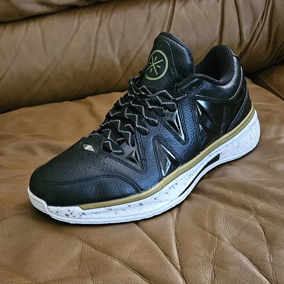 Men's Li-Ning Way Of The Wade Black and Gold Athletic Shoes Size 11.5 (EXCELLENT