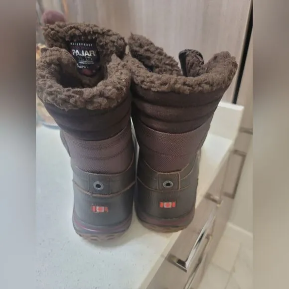 Men's PAJAR Trooper 2.0 Nubuck Waterproof Lace-up Zip Winter Boots Snow Size 13