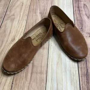 Men’s SABAH Handmade Premium Leather Loafer Slip On Shoe Brown Size 45 US 12.5