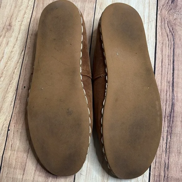 Men’s SABAH Handmade Premium Leather Loafer Slip On Shoe Brown Size 45 US 12.5