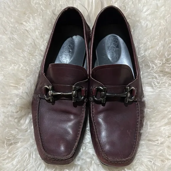 Men's Salvatore Ferragamo Mocassin with Gancini Ornament EUC Size 11 Retail:$895
