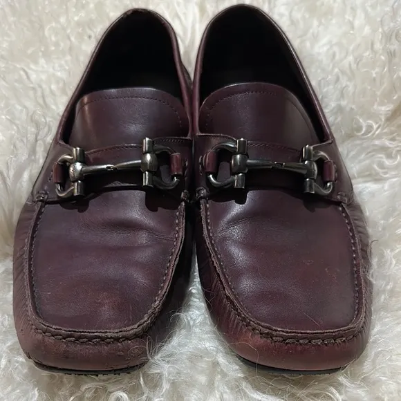 Men's Salvatore Ferragamo Mocassin with Gancini Ornament EUC Size 11 Retail:$895
