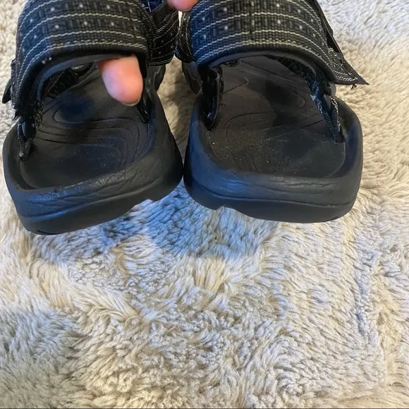 MEN'S TEVA HURRICANE 4 HIKING SANDALS 11 gray dot