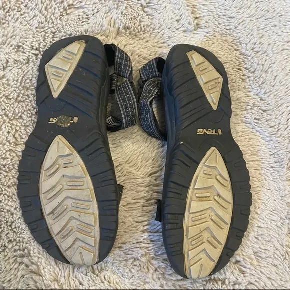 MEN'S TEVA HURRICANE 4 HIKING SANDALS 11 gray dot