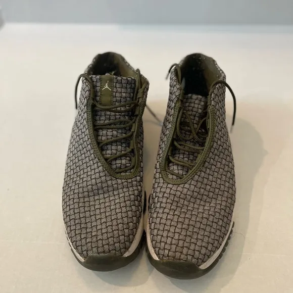 Men's Woven Sneakers - Olive and Gray