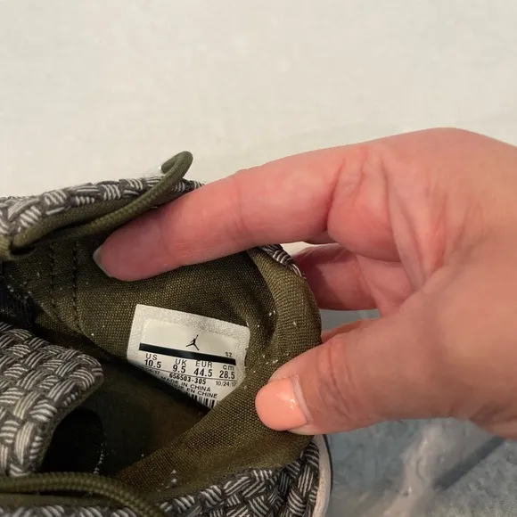 Men's Woven Sneakers - Olive and Gray