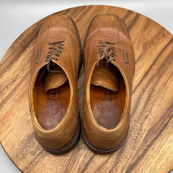 Mephisto Air Relax Derby Mens Brown Leather Goodyear Welt Casual Shoes
