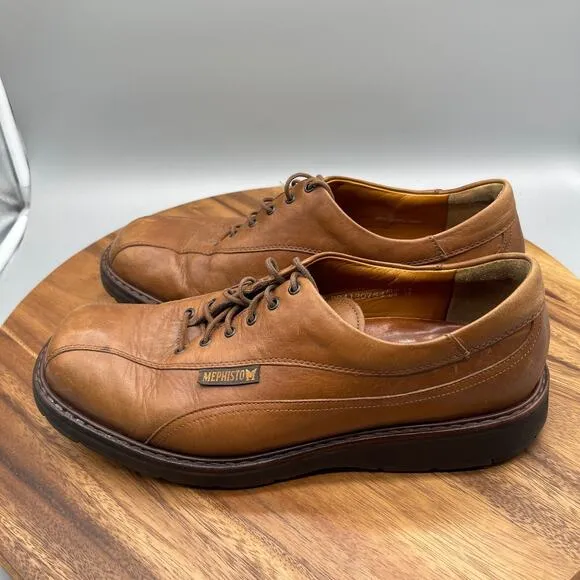 Mephisto Air Relax Derby Mens Brown Leather Goodyear Welt Casual Shoes