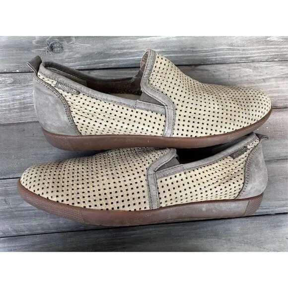 MEPHISTO TIAGO PERFORATED LOAFER MEN LEATHER TAN SHOES AIR RELAX SIZE 9