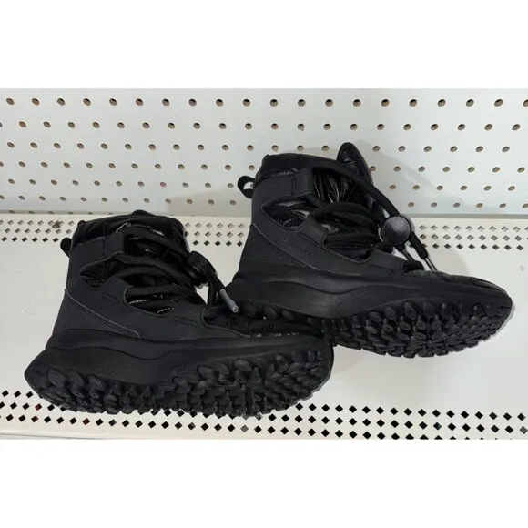 Merrell Cloud Puff Lace Polar Womens WP Insulated Winter Snow Boots Size 7 Black