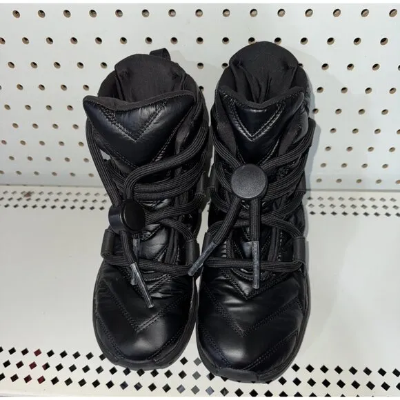 Merrell Cloud Puff Lace Polar Womens WP Insulated Winter Snow Boots Size 7 Black