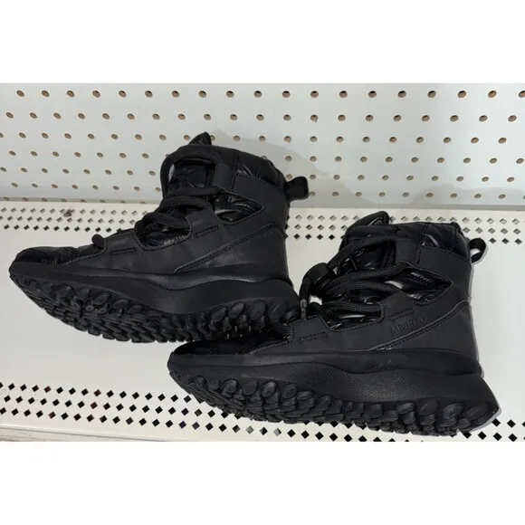 Merrell Cloud Puff Lace Polar Womens WP Insulated Winter Snow Boots Size 7 Black
