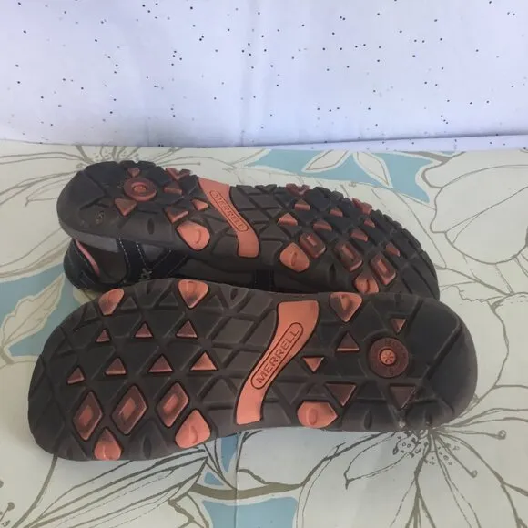 Merrell Cocoa Coral Sandspur Strappy Hiking Camping Sandals Brown Women - Size 6