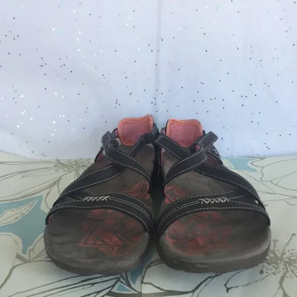 Merrell Cocoa Coral Sandspur Strappy Hiking Camping Sandals Brown Women - Size 6