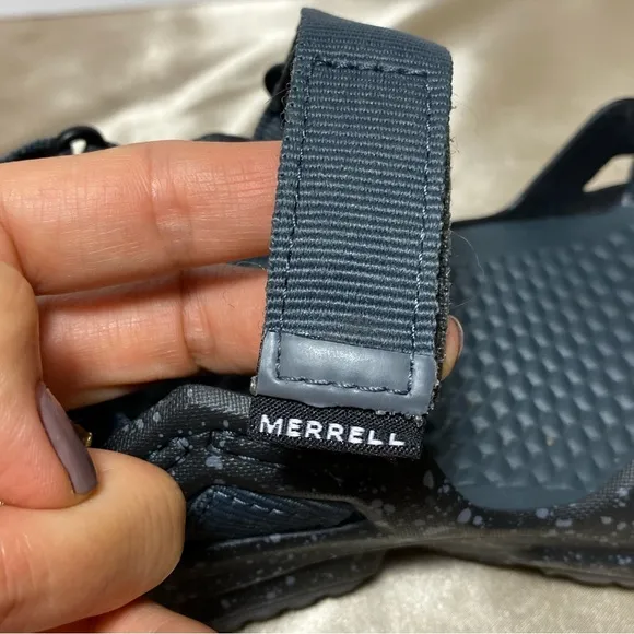Merrell Hydrotrekker Hiking Water Outdoors Black Straps Sandals Size 8