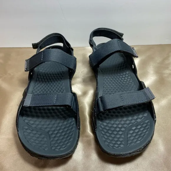 Merrell Hydrotrekker Hiking Water Outdoors Black Straps Sandals Size 8