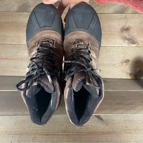 Merrell Moab polar mens size 9 shoes brown waterproof insulated winter boots