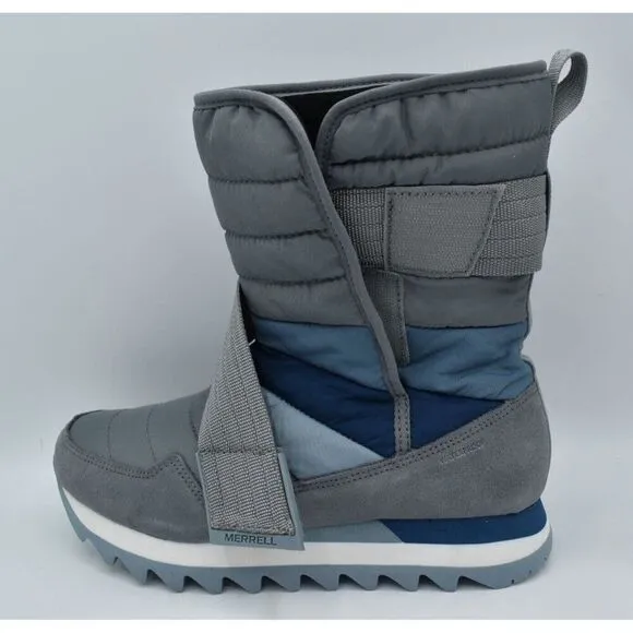 Merrell Women Size 7 Alpine Tall Strap Polar Monument Insulated Waterproof Boots