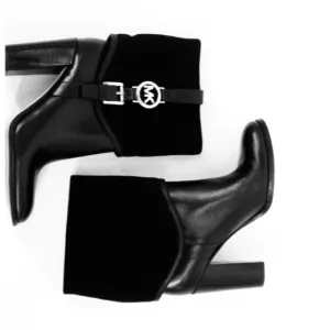 🔥MICHAEL KORS BOOTIES-suede/leather cuff BOOTS 🔥