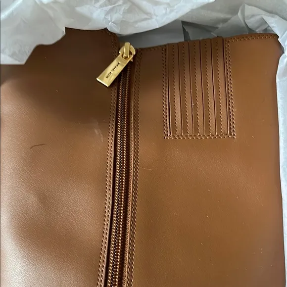 Michael Kors Tan Heeled Boots Smooth Leather