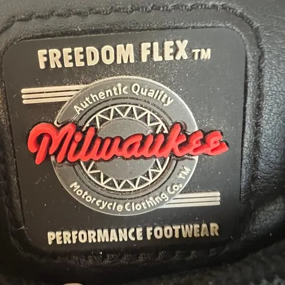Milwaukee Motorcycle Road Captain Leather Boots Men Size 12 EE