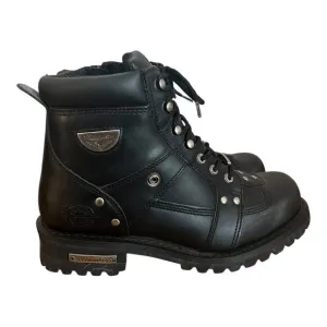 Milwaukee Motorcycle Road Captain Leather Boots Men Size 12 EE
