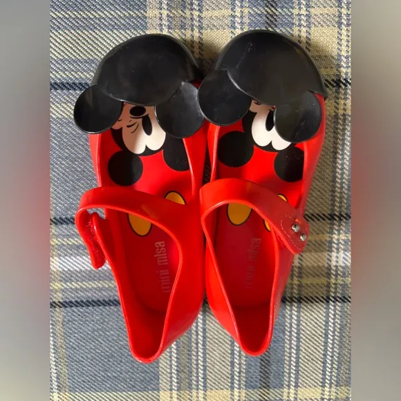 Mini Melissa Ultragirl   Mickey and Friends Baby Red Black