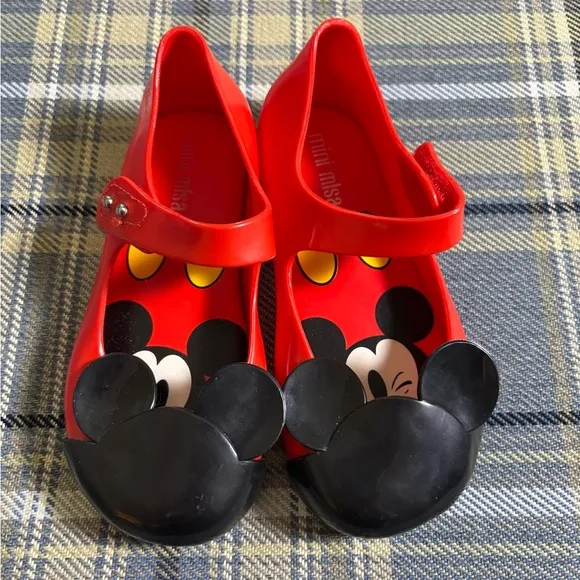 Mini Melissa Ultragirl   Mickey and Friends Baby Red Black