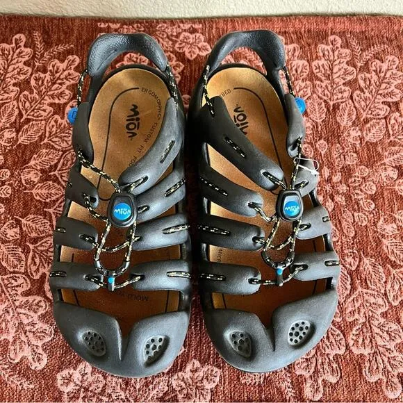 Mion By Keen Black Comfort Lightweight Sandals Men’s Size 8 Water Hiking Sandals
