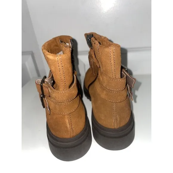 Miz Mooz Fanley Women’s Brown Suede Ankle Boots size 38/US 7.5 NWOT