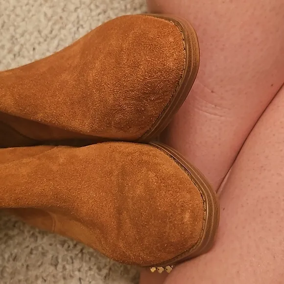 Mk Harlow Knee high Suede Boots