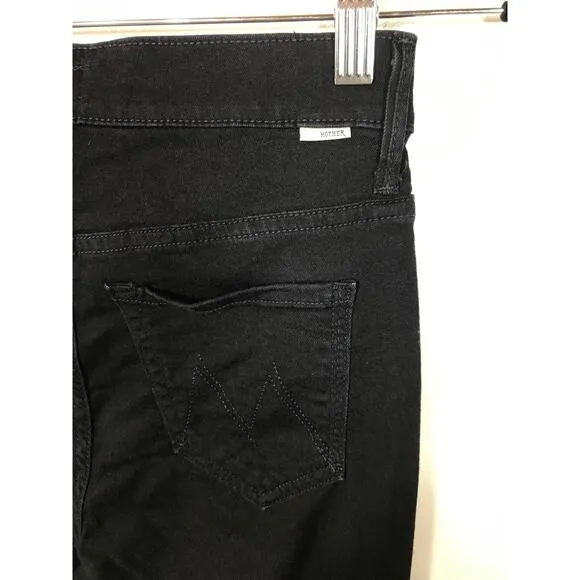 Mother Denim Womens 25 0 High Waisted Looker Boots and Badges Jean Capsule Edgy