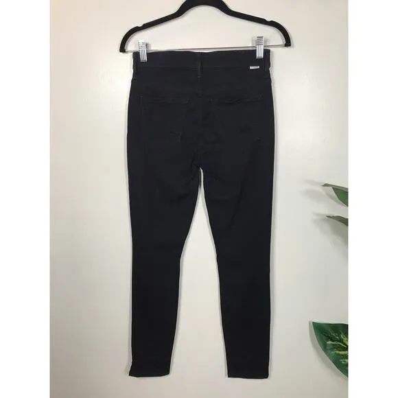 Mother Denim Womens 25 0 High Waisted Looker Boots and Badges Jean Capsule Edgy