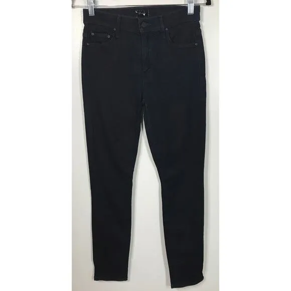 Mother Denim Womens 25 0 High Waisted Looker Boots and Badges Jean Capsule Edgy